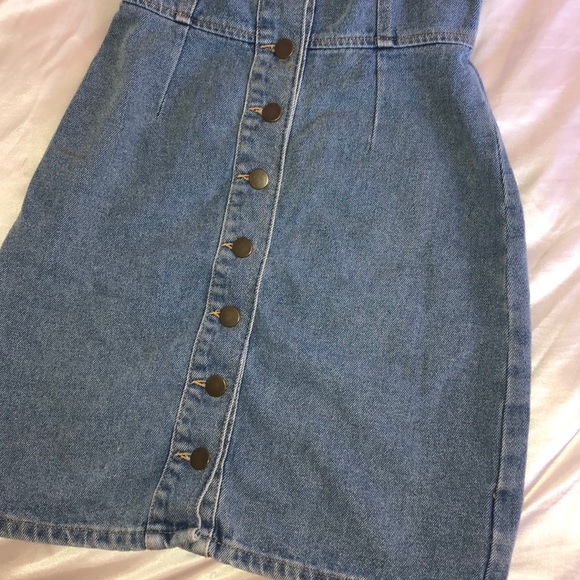 UO Denim Dress 0 - Picture 4 of 7